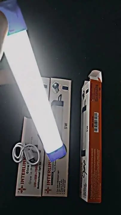 Interlink Glow LED Emergency Light Rechargeable USB