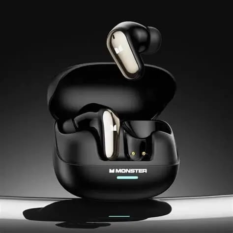 Monster MQT52 Wireless Bluetooth 5.4 Earphones Long Battery Life Gaming
